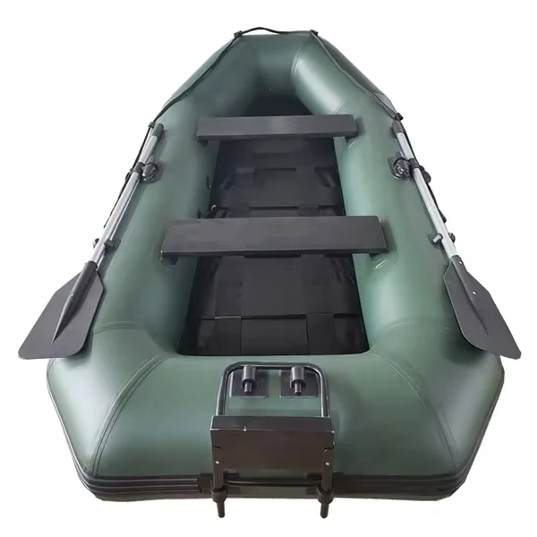 3 Personen Aufblasbares PVC Beiboot für Fluss- und Seesport, Angeln, Floßnutzung