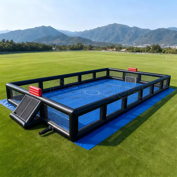 สนามฟุตบอล 3 in 1, แป้นบาสเก็ตบอล, สนามวอลเลย์บอล Inflatable สำหรับโฆษณา