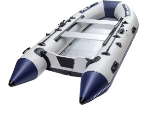 Barcos Infláveis de 3,3 metros, Barcos de PVC de 0,9 mm com Fundos de Alumínio, Barcos de Pesca e Resgate