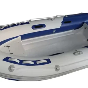 3.3m Fiberglass Hypalon Inflatable RIB Hard Bottom Yacht Sea Fishing Sports Boat 4-Person Drifting Pedal Drive