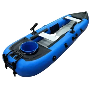Kano Inflatable 3.3m Lantai Drop Stitch dengan Tabung PVC 0.9mm/1.2mm untuk Memancing Musim Panas