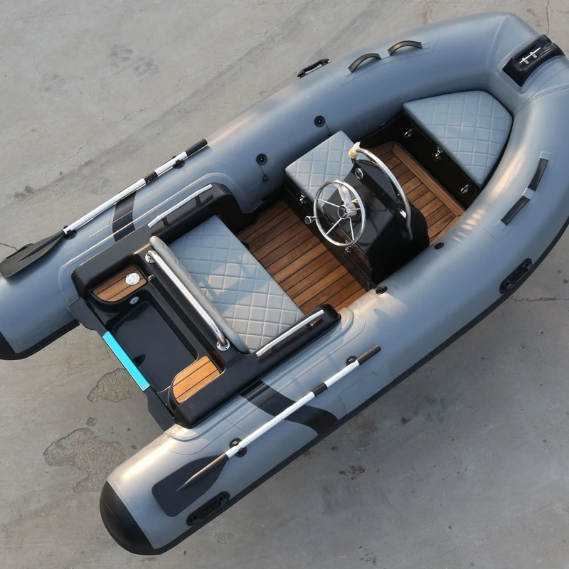 Thuyền đánh cá bơm hơi FRP cứng 3.6M RIB 360 ổn định cho 4 người
