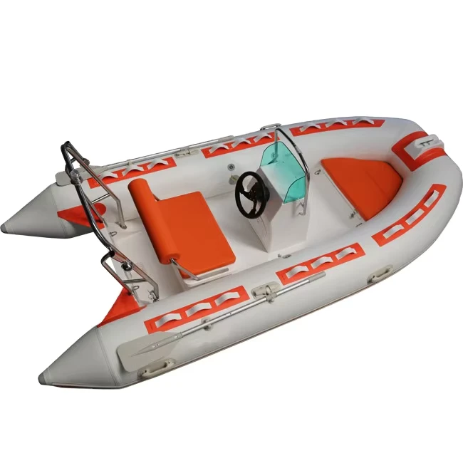 Kapal Kayak PVC Aluminium 3.6m untuk 5 Orang, Kapal Mewah Fiberglass Rib Cabin
