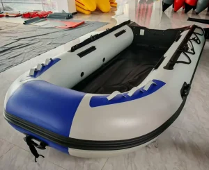 3.6m Inflatable Boat Portable Fishing Boat Dinghy Took 4 Persons Driving in Lake River and Offshore Sea
