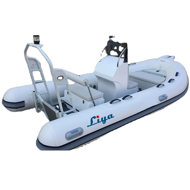 Dinghy en caoutchouc gonflable de 3,8 m et 4,3 m, bateau en aluminium RIB