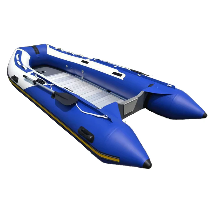 Barco deportivo inflable mini yate de 3.8 m con suelo de aire