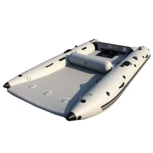 3.8m Racing Inflatable Aluminum Boat High Speed Catamaran Mini Thunder Boat Cat Rubber 410cm Kayak for Sale