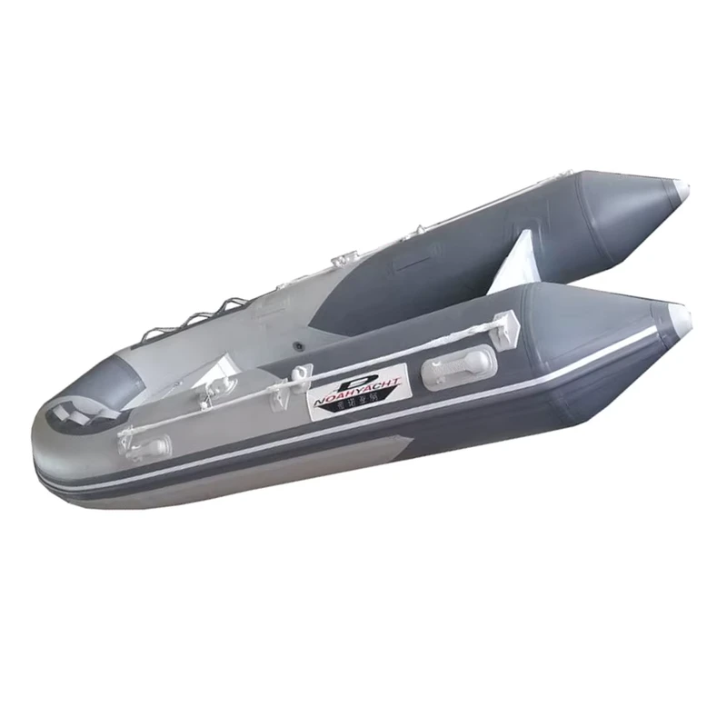 Thuyền bơm hơi Rigid Inflatable Bilge Boat V Hull Fiberglass sang trọng 3.9m với ống Hypalon 1.0 dài 13ft