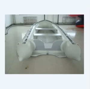 300 cm 6-persoons opblaasboot visboot klassieke luchtdeksel versterkte PVC rubberboot vlot sportboot zonnescherm