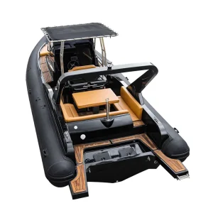 32-foot 9.6-meter luxury inflatable RIB boat with PVC Hypalon inflatable hull CE outboard engine