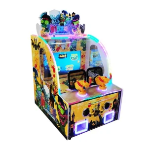 32 Zoll Münzbetriebene Zwei-Spieler Ballwurfspielmaschine mit Metall- & Kunststoffkonstruktion Englisch für Kinder ab 6 Jahren