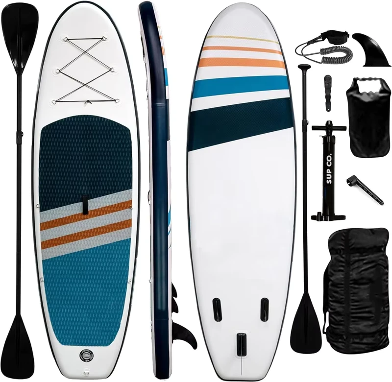 Bảng Chèo Đứng PVC Nhựa Hai Lớp 320 Sup Board cho Du Lịch Inflatable Paddle Board