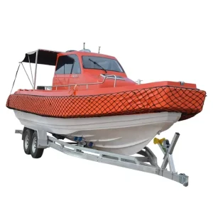 32-foot deep-V fiberglass rib boat with a 9.6-meter hull, high-quality fiberglass ribs yacht