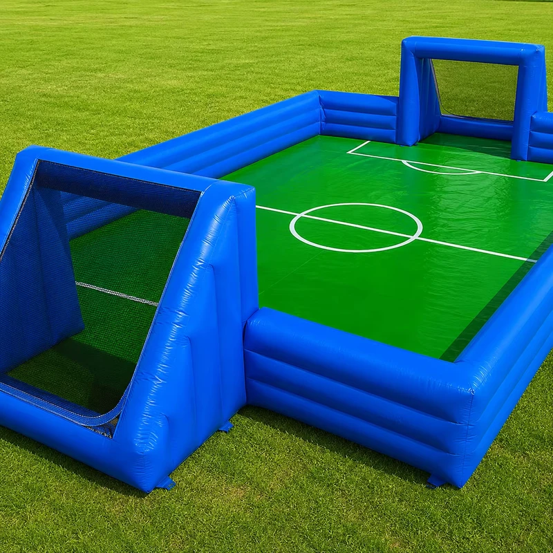 Campo de Voleibol e Futebol Inflável de 10m para Uso Comercial em PVC