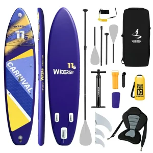 350*84 Extra Wide Large Double Person Inflatable SUP Stand up Paddle Board Surfing Water Sports Waterplay Entertainment Crafts