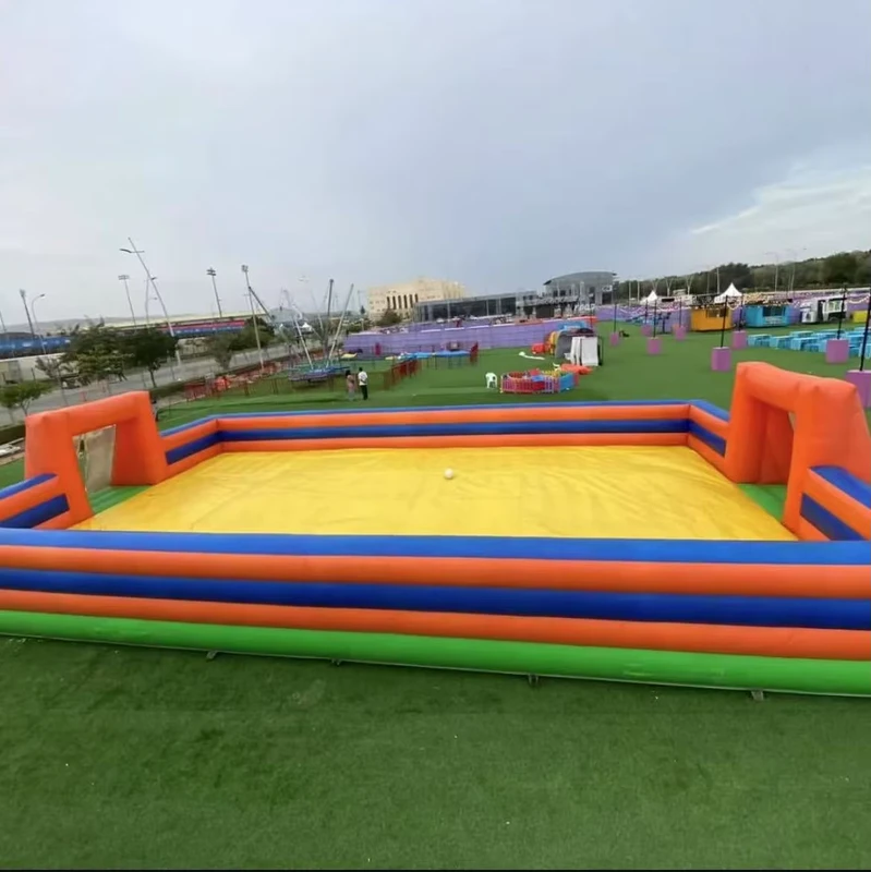 35FT PVC Aufblasbares Fußballfeld Außenbereich Sport Aufblasbare Fußballarena