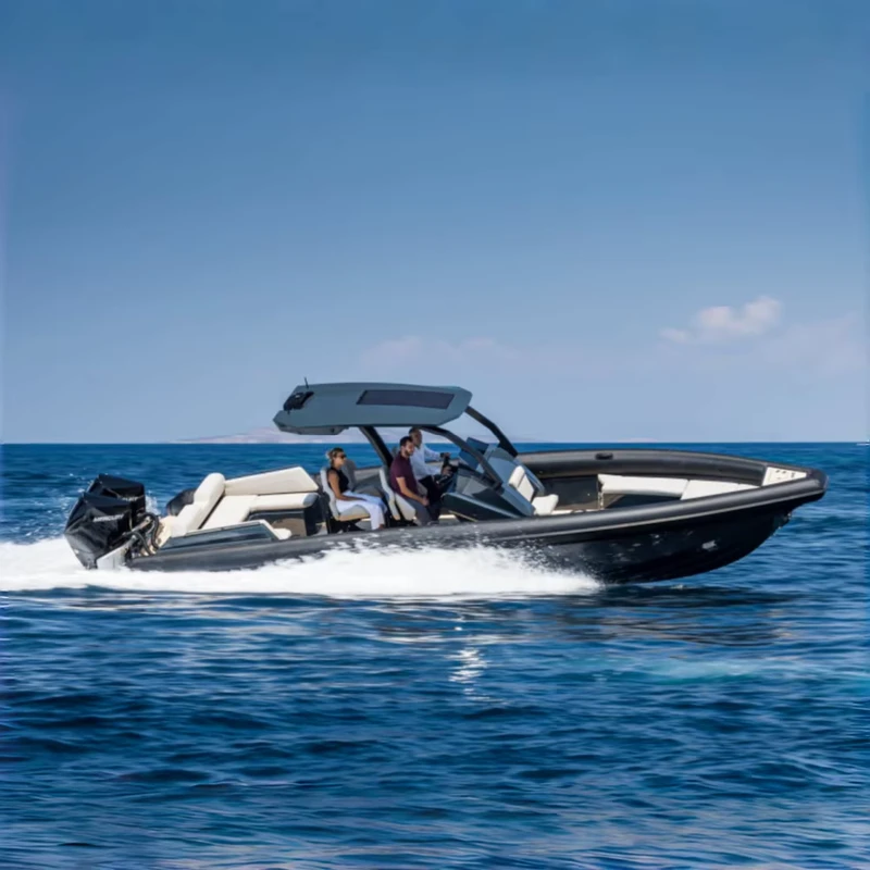 35ft Offshore-Außenbordmotor Ozean-Abenteuer Aluminium-Kabine Semi-Rigid Aufblasbare RIB-Boote