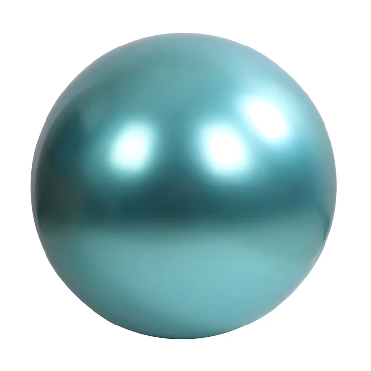 36 Inch Large Giant Thick Round Helium Air Latex Globos Wedding Birthday Party Decor Metallic Chrome Balloon