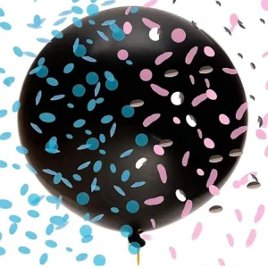 36 Zoll Pink Blau Konfetti Junge oder Mädchen Geschlechtsenthüllung Konfetti Ballon für Baby Shower Dekoration