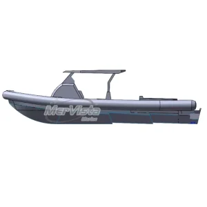 Chinese customized 36 ft rigid inflatable boat with CE certification for rental with hull
