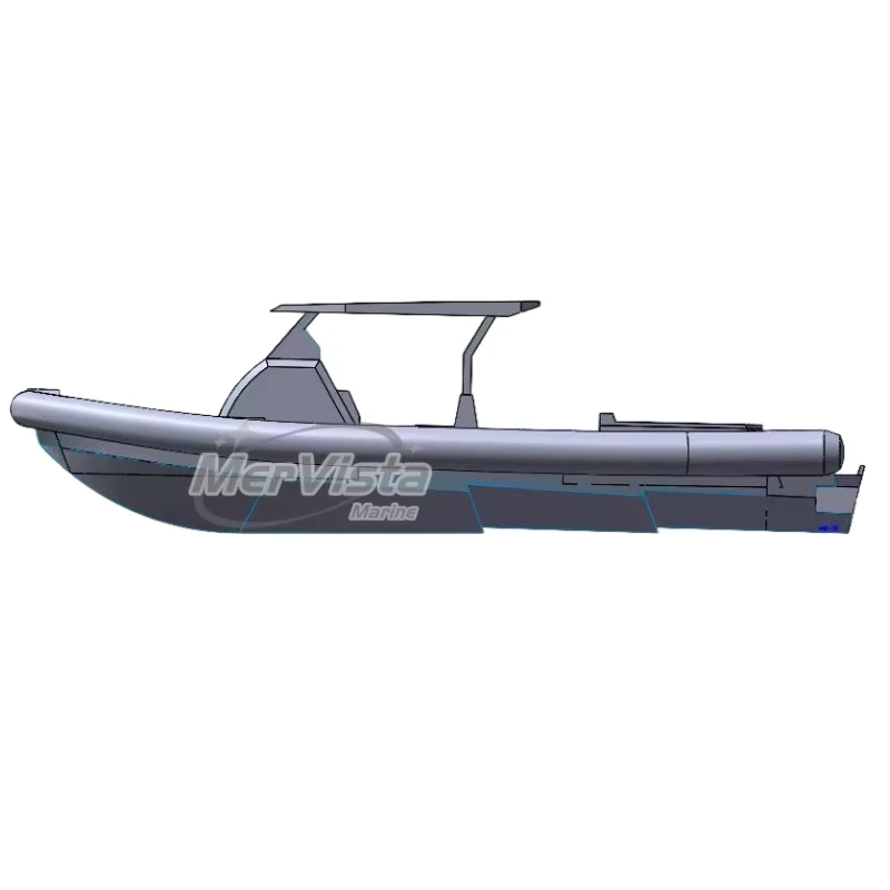 Bateau gonflable rigide de 36 pieds personnalisé en Chine avec certification CE pour location avec coque
