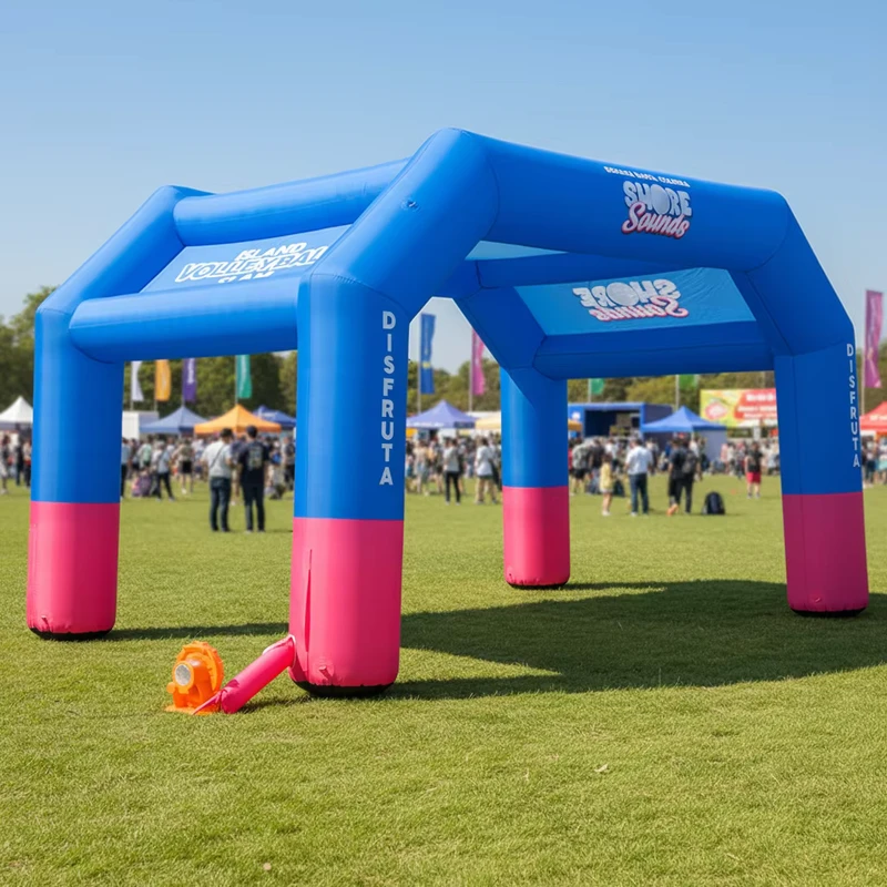 Arco Inflável Personalizado Gigante de Publicidade Inflável 360 para Decoração de Eventos Desportivos