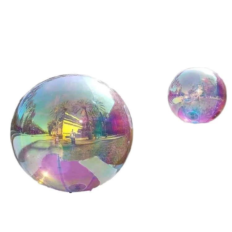 360 Inflatable Customized Size Festival Celebration Mirror Ball Multi color Effect Advertising Inflatable