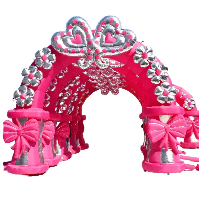 Arco nuziale gonfiabile 360 per decorazioni di festa, supporto per personalizzazione logo, gonfiabili pubblicitari