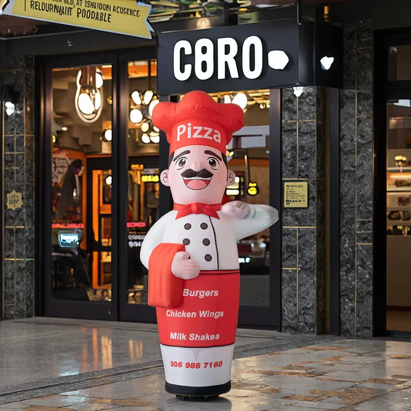 Dançarino Inflável Gigante de Publicidade ao Ar Livre com Braços a Agitar, Dançarino de Ar Personalizado, Homem-Onda Inflável para Decoração de Eventos