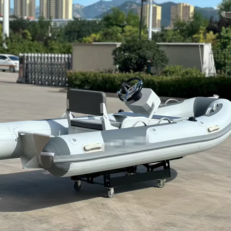 360 cm gemotoriseerde boot rib met Hypalon/PVC schaal aluminium romp opblaasbare fiberglass rib boot