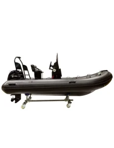 Yacht Olahraga Inflatable Lambung Aluminium 360cm Kapal Cepat PVC Hypalon Semi Kaku Mengapung untuk 4 Orang Luar Ruangan