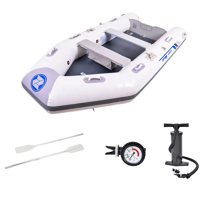 37415 Inflatable Portable Dinghy Laminated PVC with Drop Stitch Floor with Pump and Paddle