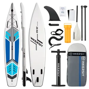 380*81 Ultra Long Family Cruise Travel Inflatable SUP Board Stable Speed Stand up Paddle Board Water Sports Waterplay Crafts