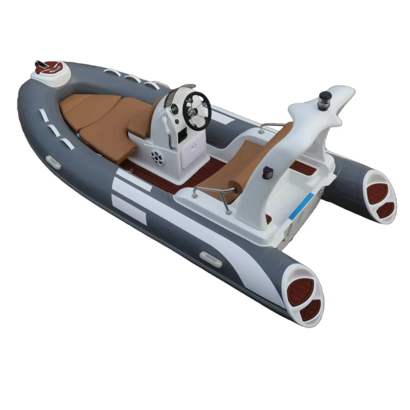 390 アルミ製剛体インフレータブルボート (RIB)、安定性があり軽量、ラフティングに適し、6 人乗り、ウォーターアクティビティに最適