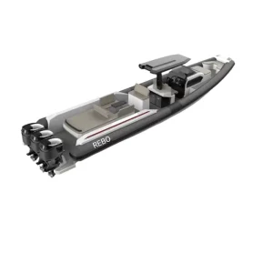 39-foot ribbed 1200 ORCA Hypalon luxury deep-V aluminum shell inflatable rigid hull boat