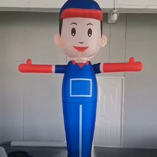 3D Cartoon Air Dancer Waving Hand Dancer Tube Man Advertising Club Customized Sky Inflatable Air Dancer With Blower