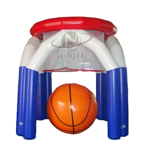 Aro de Basquetebol Inflável de Praia 3M para Jogos de Tiro de Basquetebol na Água