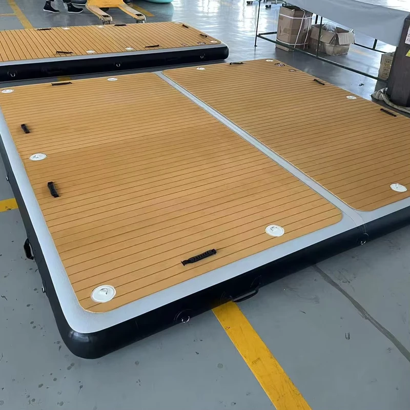 Platform Terapung Memancing Drop Stitch Raft 3X3M Mat EVA Dock Leisure