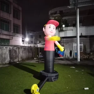 Hombre Inflable de Publicidad de 3m 10ft para Lavado de Autos, Hombre Inflable que Agita, Danzón de Aire Inflable para Lavado de Autos
