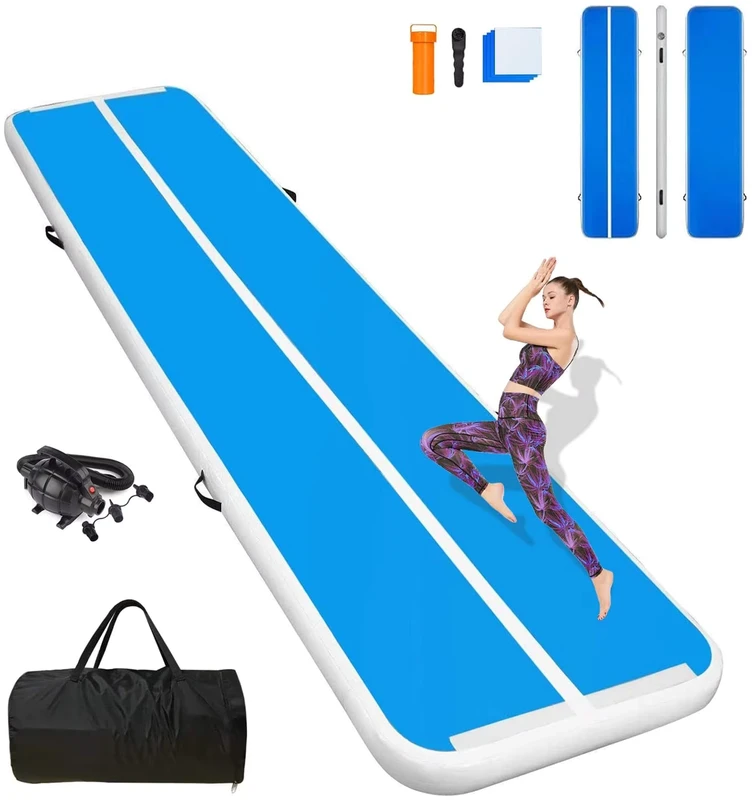 3m 4m 5m 6m 8m 9m 10m 12m Aufblasbare Air Track Gymnastikmatte mit individuellem Logo aus PVC für Taekwondo