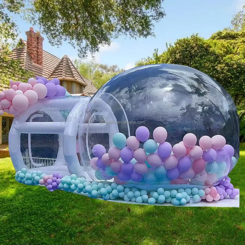 3m 4m 5m Con Soplador Casa de Rebote Burbuja Habitaciones Domos Transparentes Tienda Inflable de Globo Tienda Burbuja Tienda de Pelotas