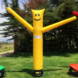 3m Oversize Lifelike Inflatable Waving Man Wind Dancer Giant Air Puppet for Retail Store Opening Outdoor Marketing Display Club