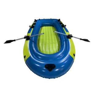 3m PVC Outdoor Folding Dinghy Inflatable Air Boat Fishing Rowing Boat for 2 Person