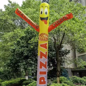 3m Tall Advertising Inflatables Cartoon Sky Air Dancer Man Figure With Ripstop Nylon Waterproof Custom Colors