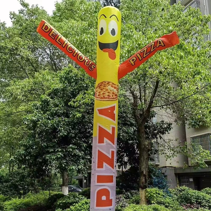 3m Tall Advertising Inflatables Cartoon Sky Air Dancer Man Figure With Ripstop Nylon Waterproof Custom Colors