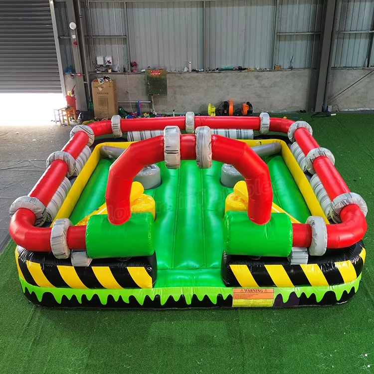 4 Personen Karneval Interaktive toxische Kampf Gladiator aufblasbares Spiel Gladiator Joust aufblasbare Turnierarena