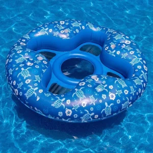 4 Person Custom Inflatable Water Buoy Thickened PVC Inflatable Double Multi Kayak Swimming
