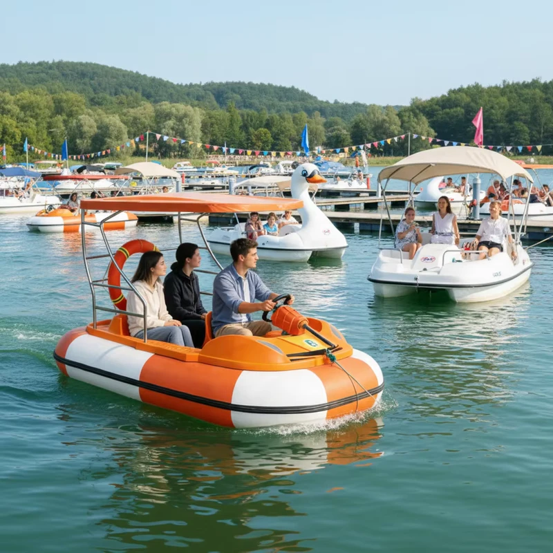 Yate deportivo inflable de PVC para 4 personas, bote de choque inflable para niños, control remoto eléctrico, duradero y multifuncional