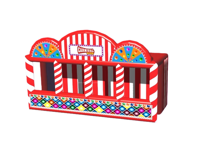 4 in 1 Opblaasbaar Carnaval Spel Booth Carnaval Spel Stand Opblaasbare Carnaval Stand voor Kinderen en Volwassenen