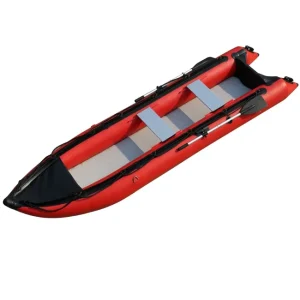 4.2m Inflatable clear Kayak With Padels Rubber Kayak Inflatable Boat Fishing